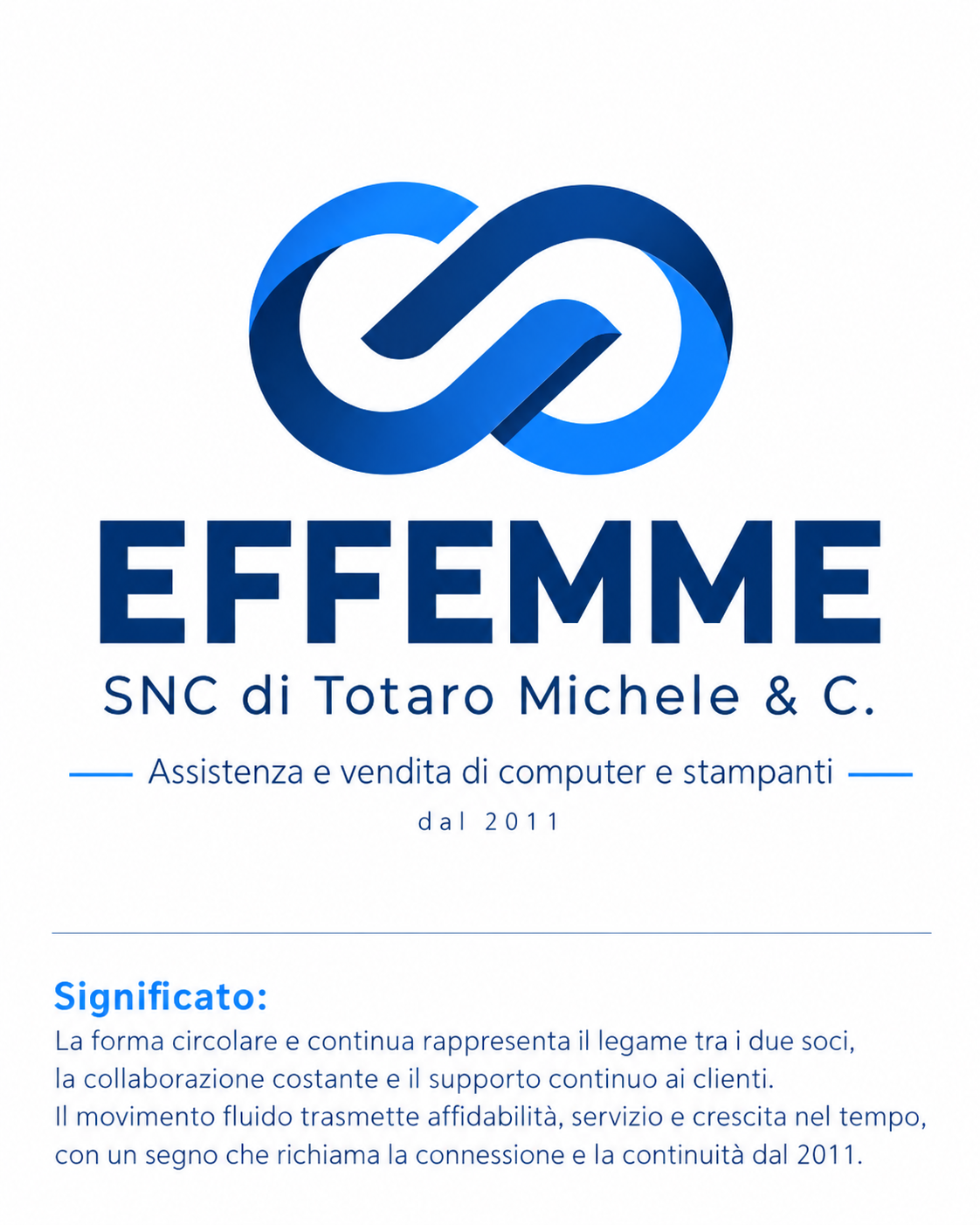 Logo EFFEMME SNC di Totaro Michele & C., assistenza e vendita di computer e stampanti dal 2011